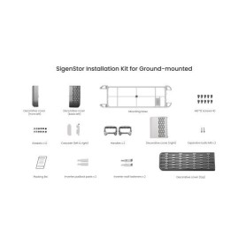 SigenStor Installations kit för mark montage