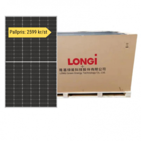 500W Longi Solar - svartvit - 31x (pall)